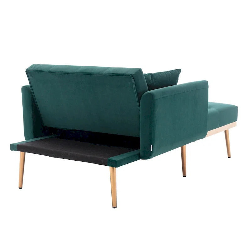 Sillón individual tipo barril con acolchado de espuma y tapicería de terciopelo