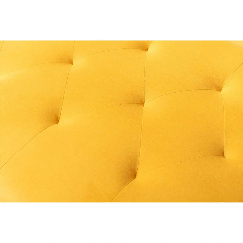 Sillón individual tipo barril con acolchado de espuma y tapicería de terciopelo
