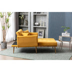 Sillón individual tipo barril con acolchado de espuma y tapicería de terciopelo