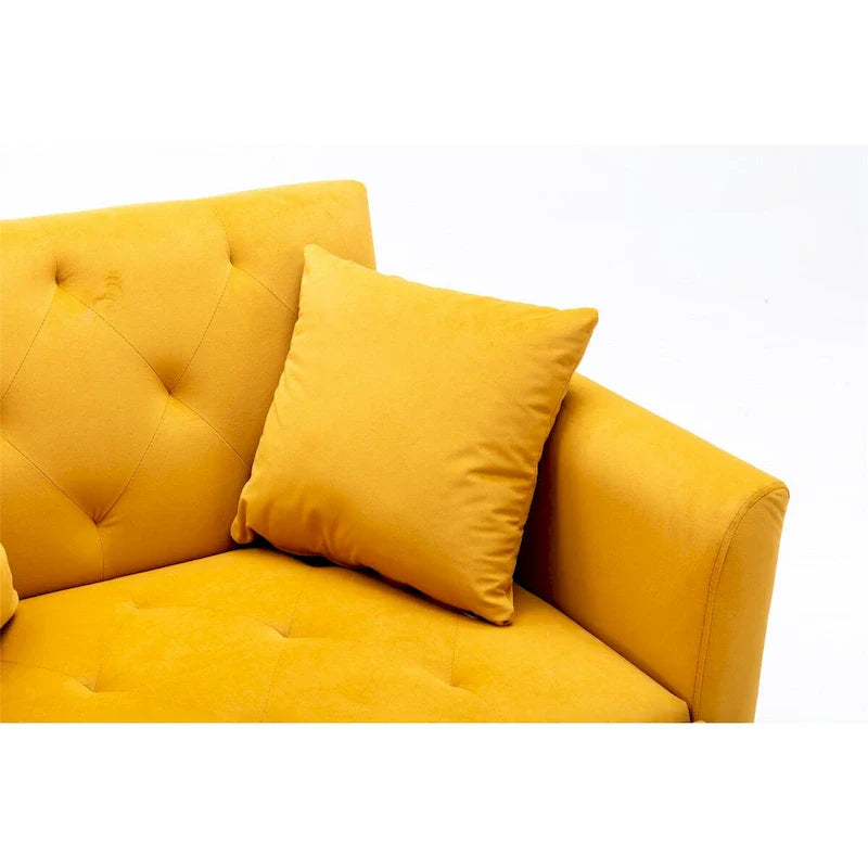Sillón individual tipo barril con acolchado de espuma y tapicería de terciopelo