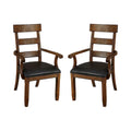 Sillones de madera maciza (juego de 2)