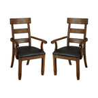 Sillones de madera maciza (juego de 2)