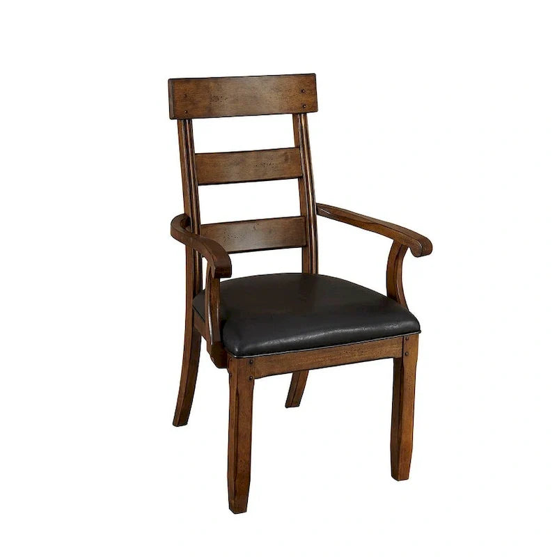 Sillones de madera maciza (juego de 2)